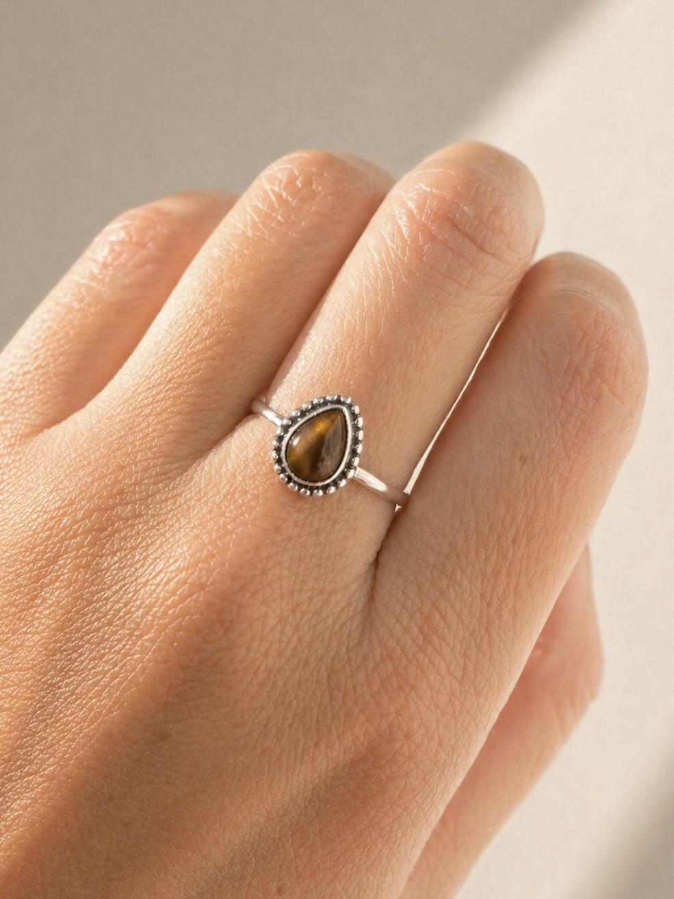 Anillo Ojo Tigre- Confianza y Protección