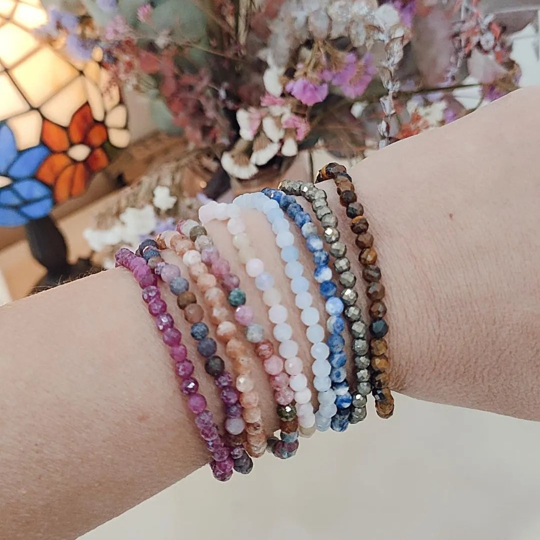 Pulsera Apatito Facetada - Imagen 2