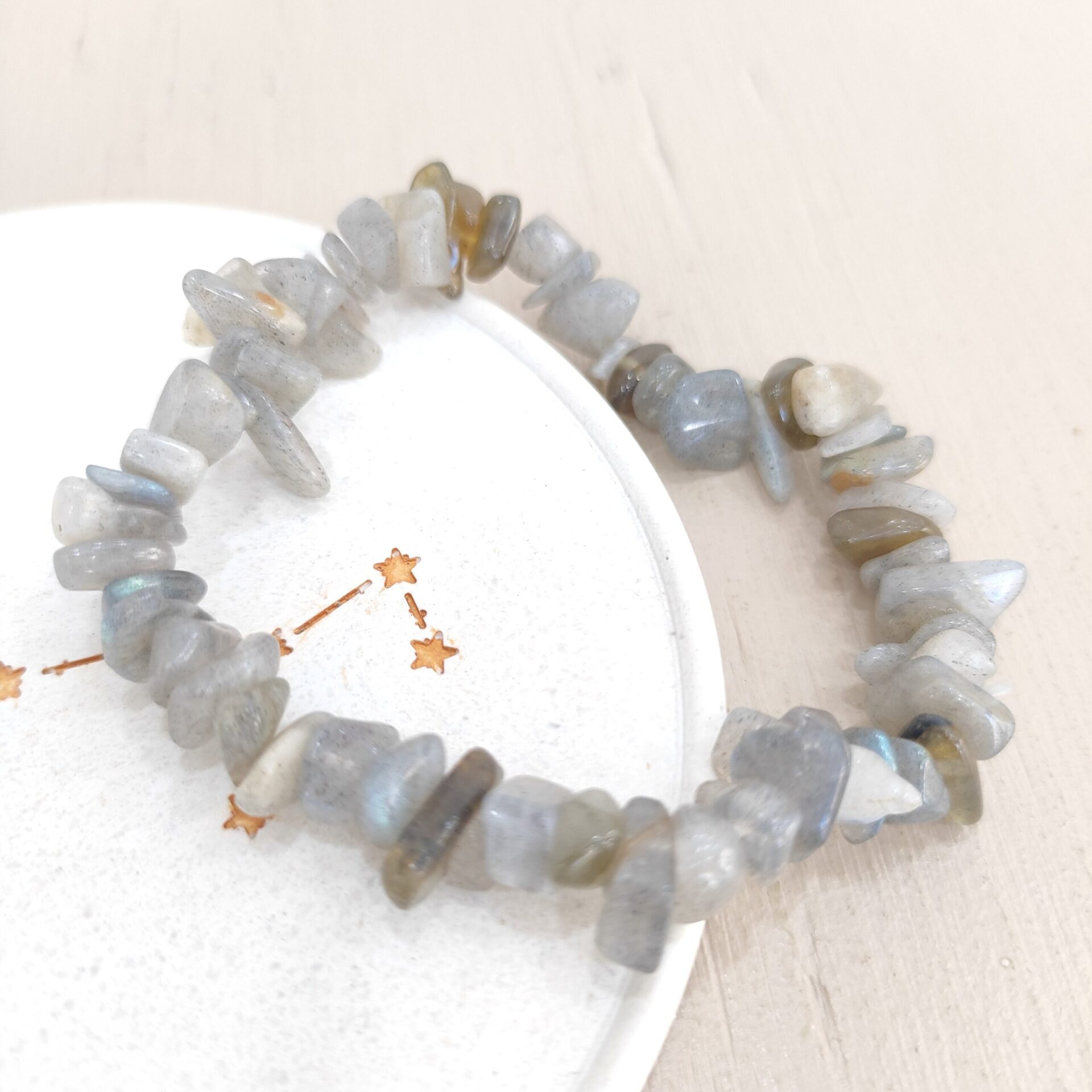 Pulsera Labradorita chip - Imagen 2