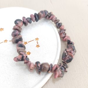 Pulsera Rodonita chip