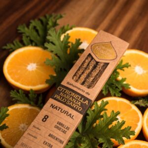 Incienso Natural Citronela, Naranja y Palo santo
