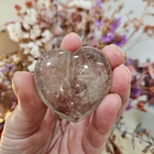 Corazón de Cuarzo Ahumado