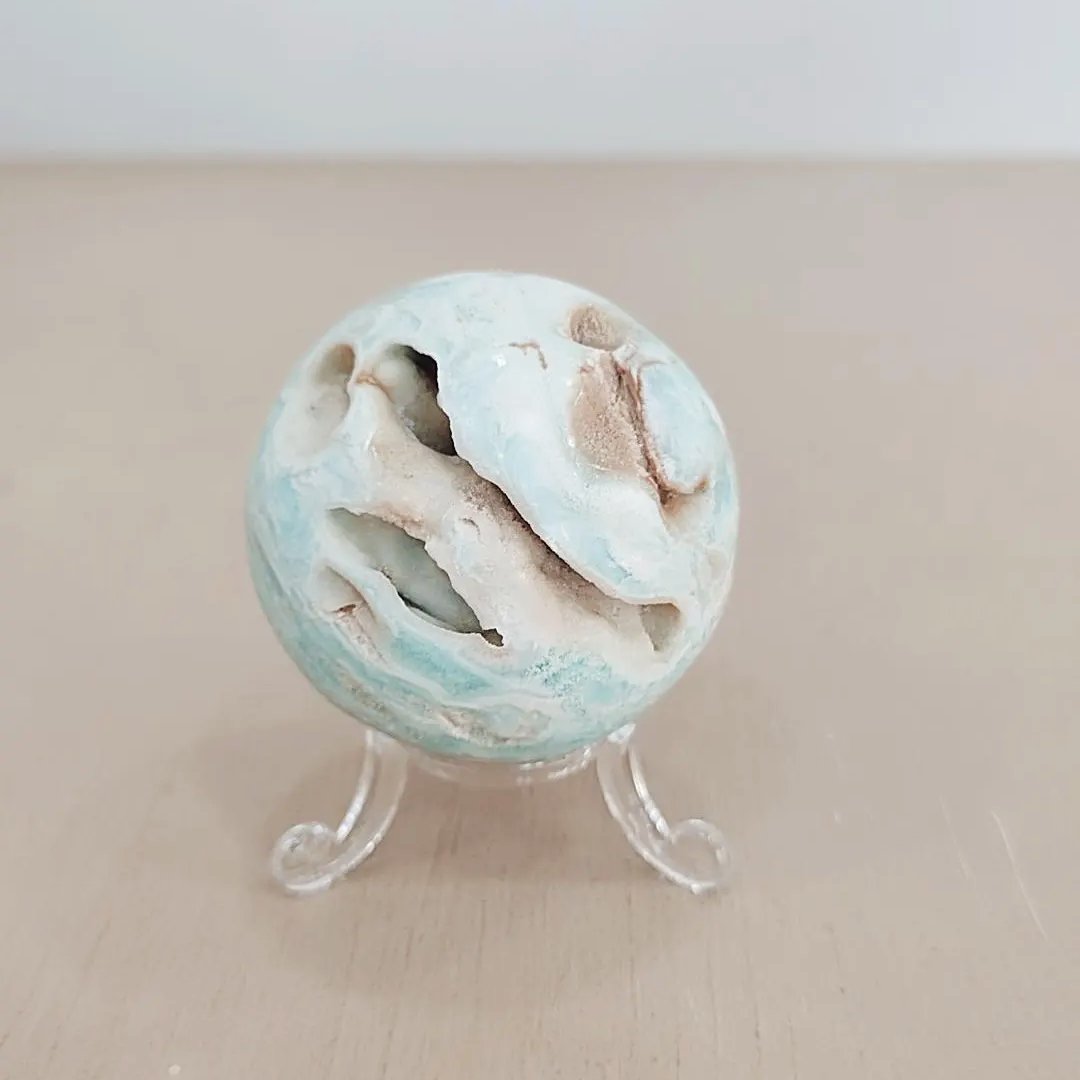 Esfera de Aragonito Azul