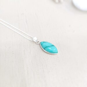 Colgante Malaquita. Plata
