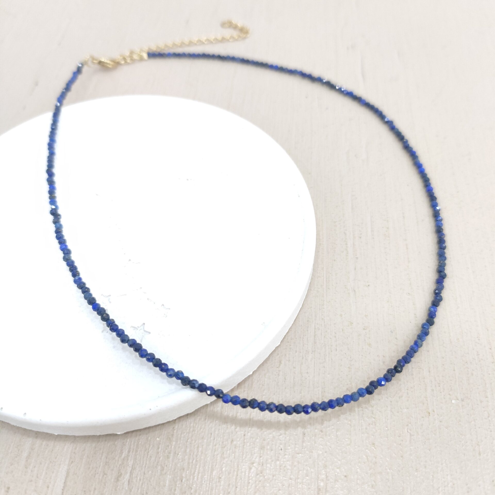 Colgante choker Lapislázuli