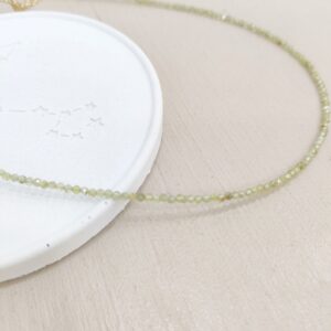 Colgante choker Olivino. Renacimiento y Equilibrio