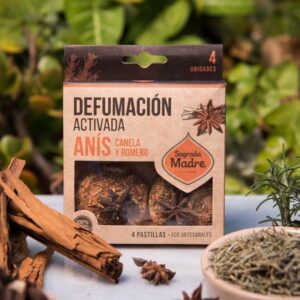 Pastillas de defumación. Anís, canela y romero.