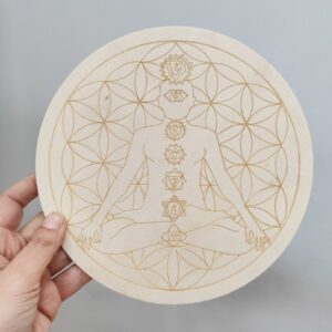 Rejilla madera Chakras