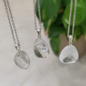 Colgante Cuarzo Cristal Rodado