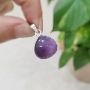 Colgante Amatista plata