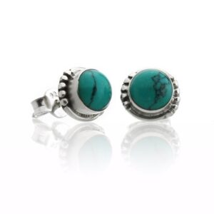 Pendientes Turquesa plata