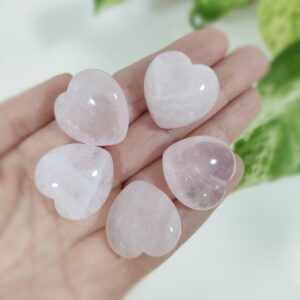 Corazón Cuarzo Rosa