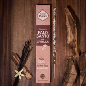 Incienso Palo Santo y Vainilla.