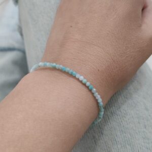 Pulsera de Amazonita y plata