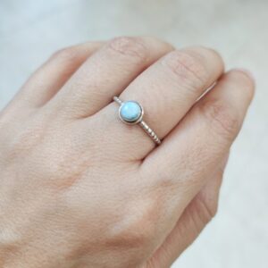 Anillo Larimar. Tallas