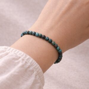 Pulsera Crisocola-Calma y Expresión- Muñeca pequeña