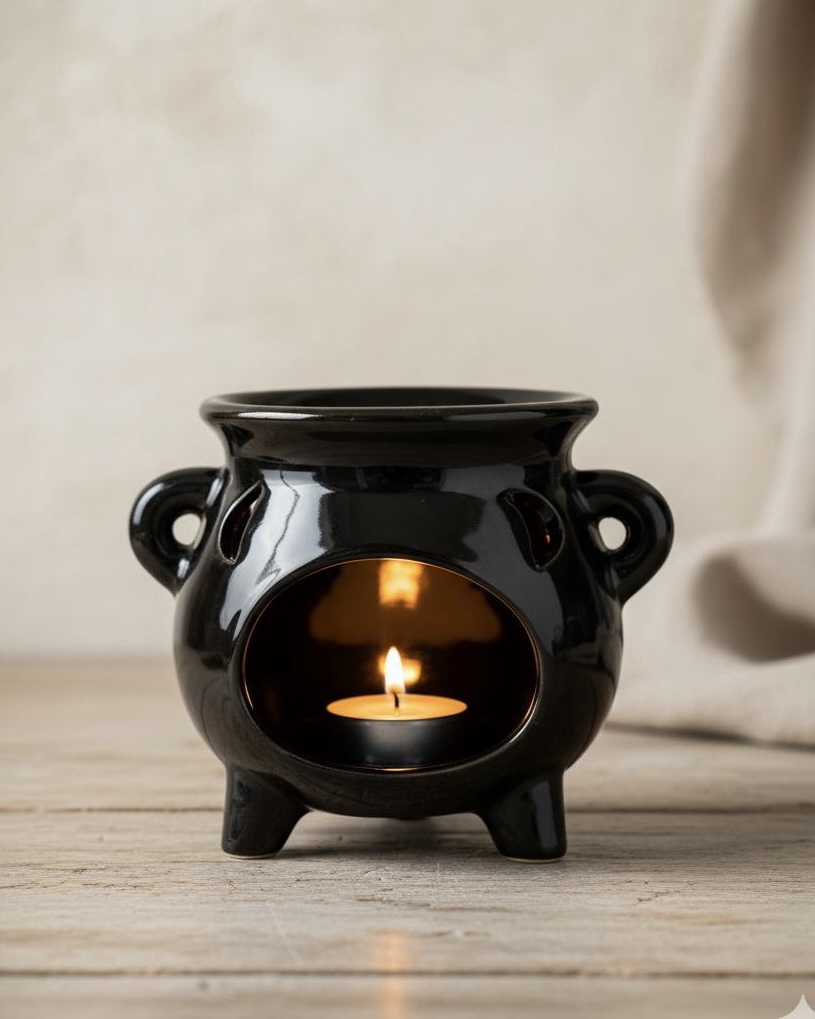 Caldero quemador para aceite o cera aromática - Imagen 2