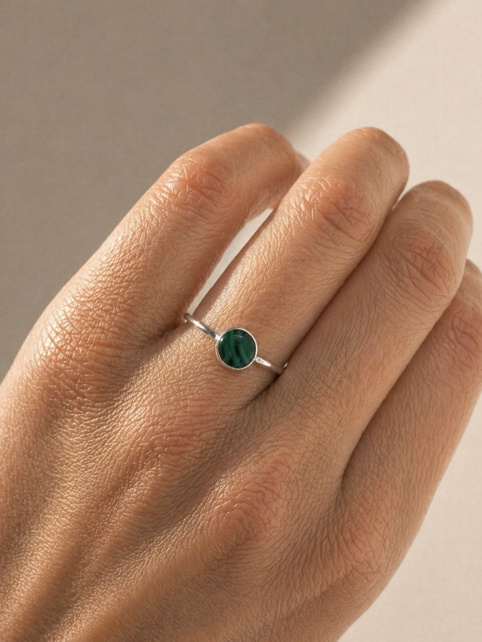 Anillo Malaquita- Transformación, Confianza