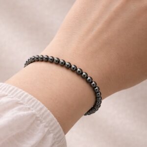 Pulsera Hematite-Estabilidad y protección - Muñeca pequeña
