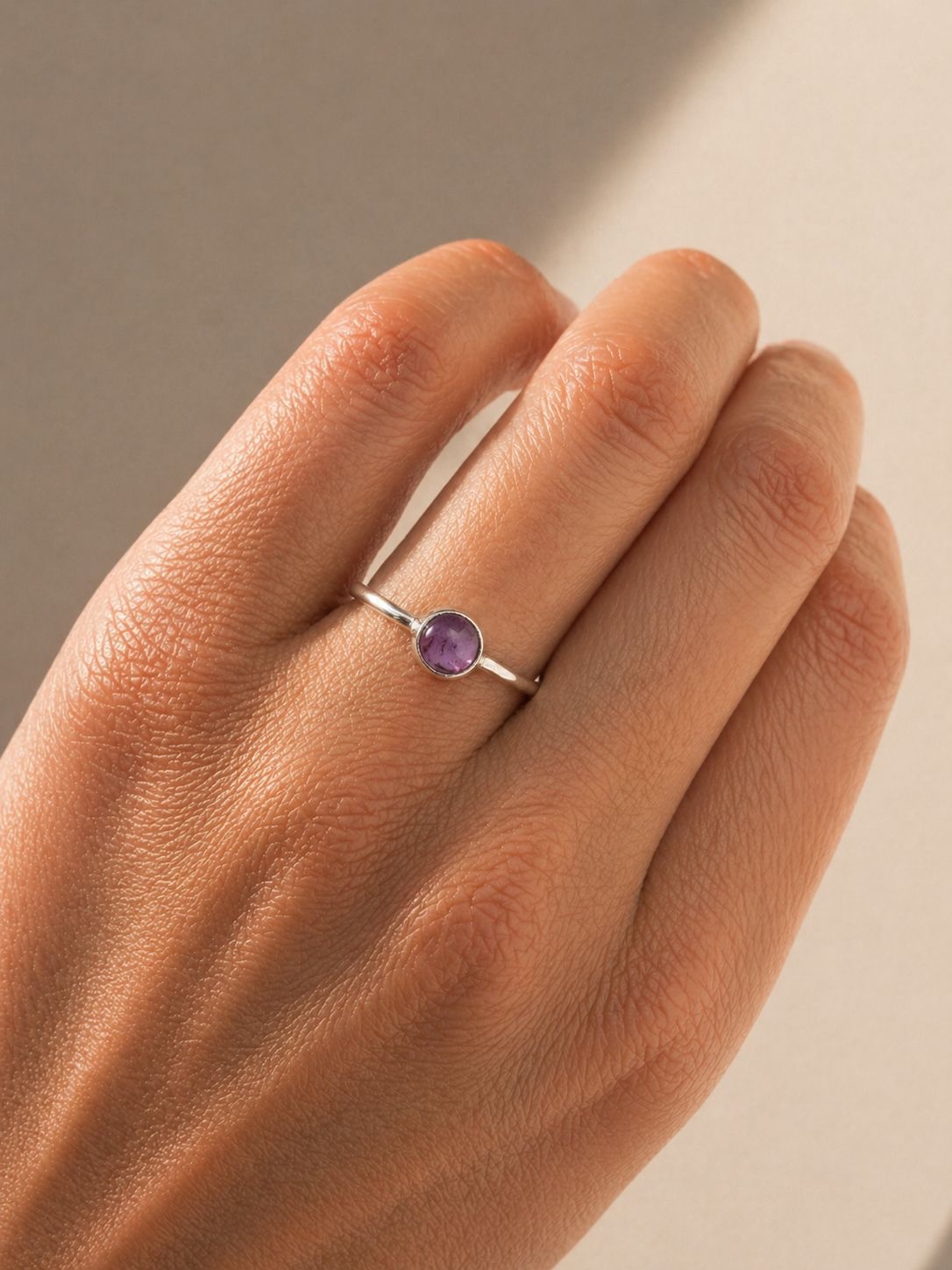 Anillo Amatista- Calma, Claridad - Imagen 2