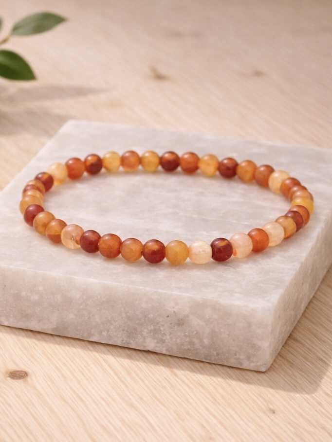 Pulsera Cornalina-Energía y Creatividad- Muñeca pequeña