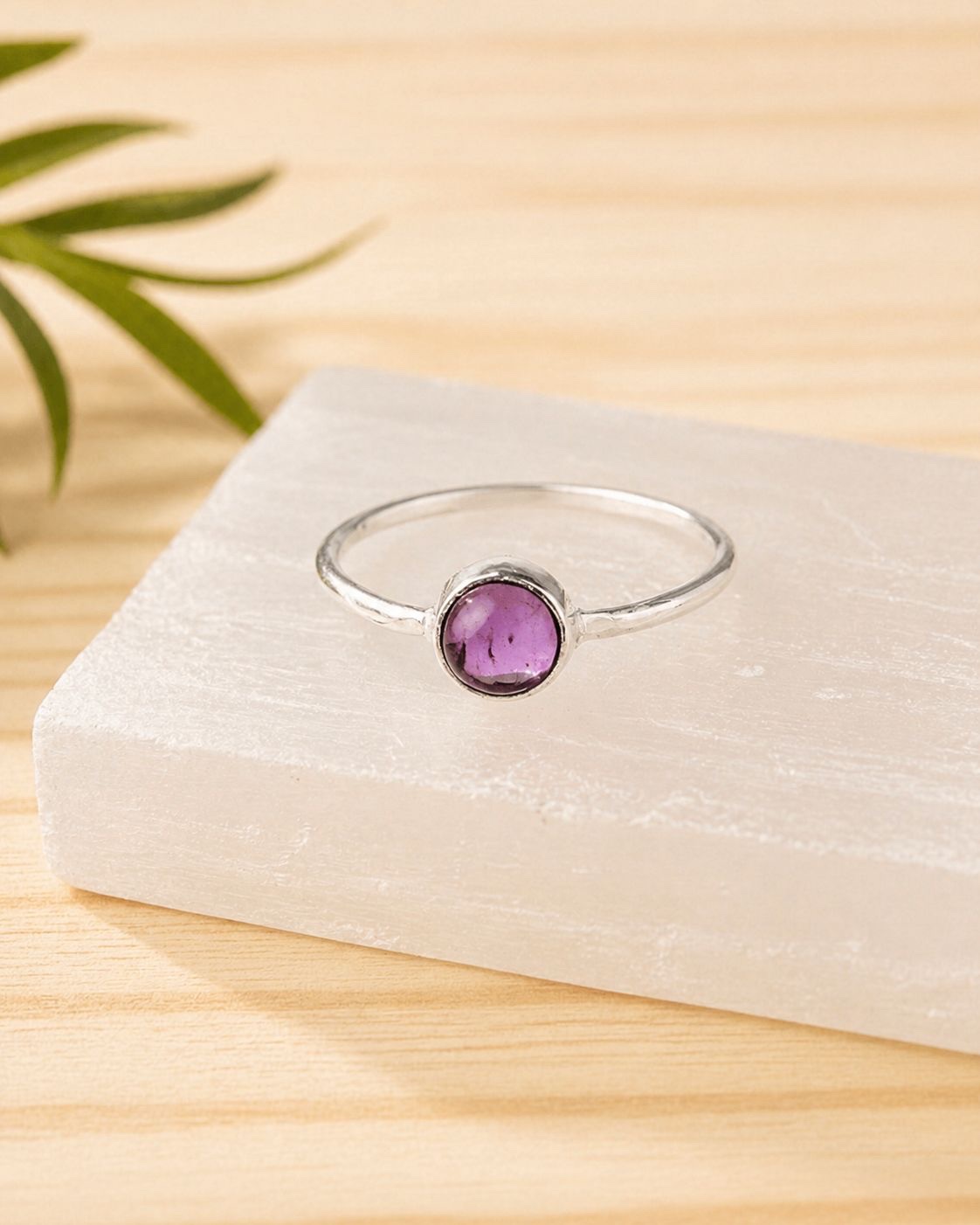 Anillo Amatista- Calma, Claridad