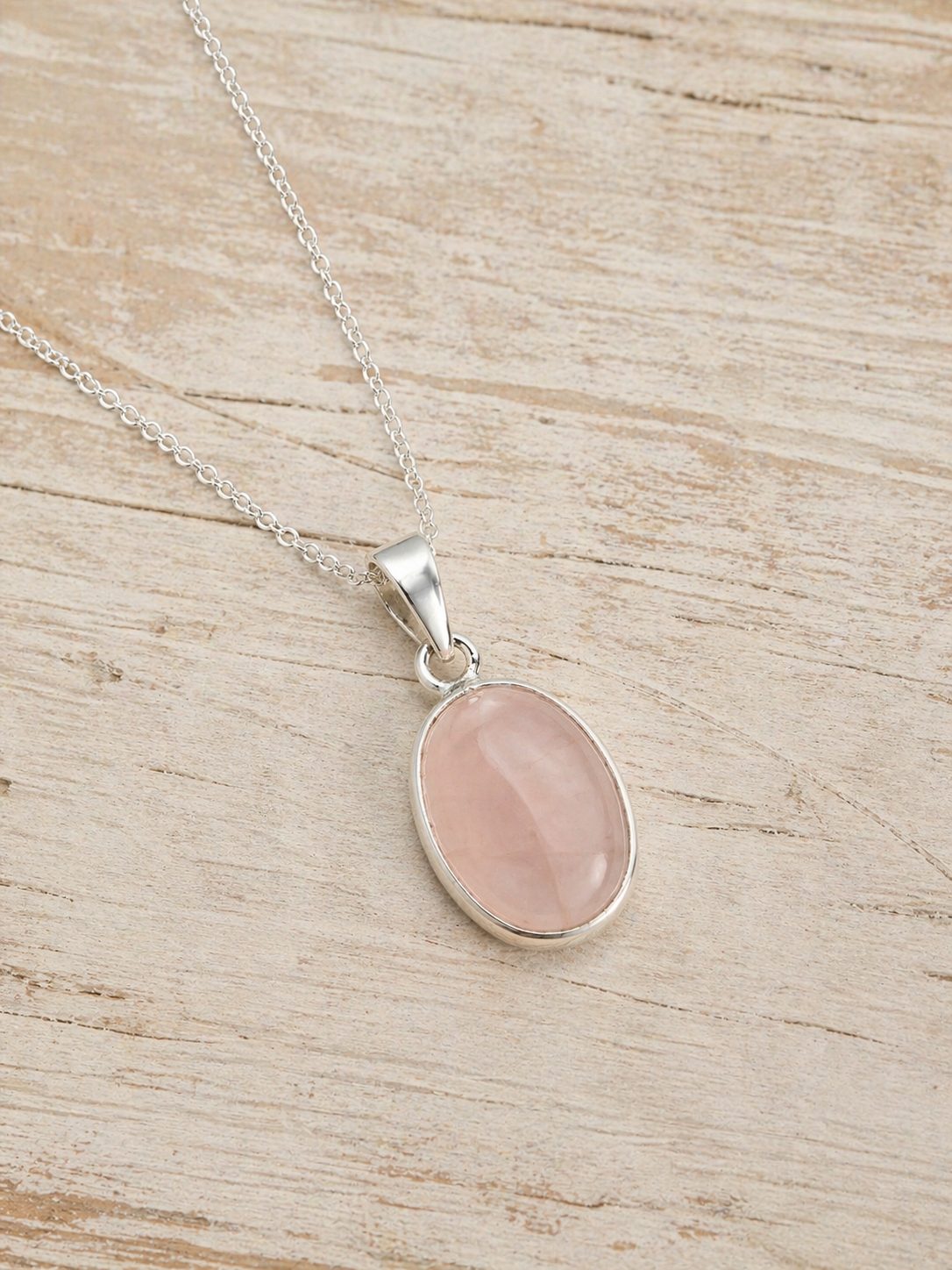 Colgante Cuarzo Rosa- Amor y Equilibrio Emocional