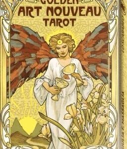 Golden art nouveau tarot