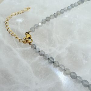 Colgante Choker Labradorita