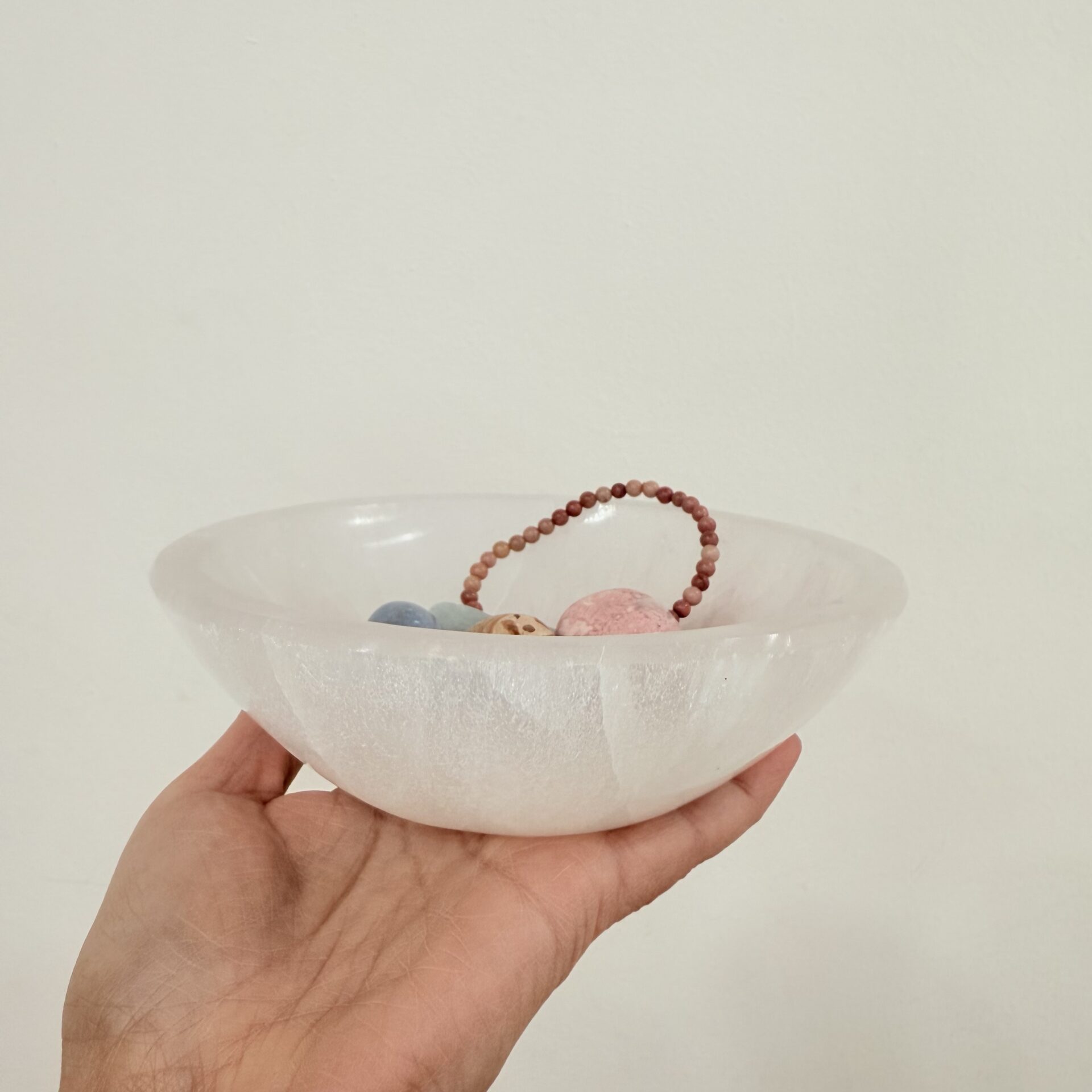 Cuenco Selenita Grande (14-15 cm) - Imagen 2