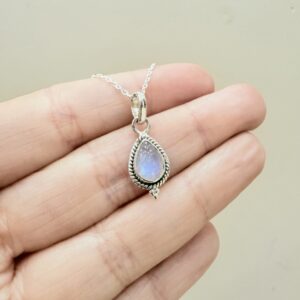 Colgante Piedra Luna en plata
