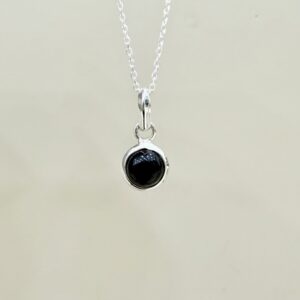 Colgante Ónix plata