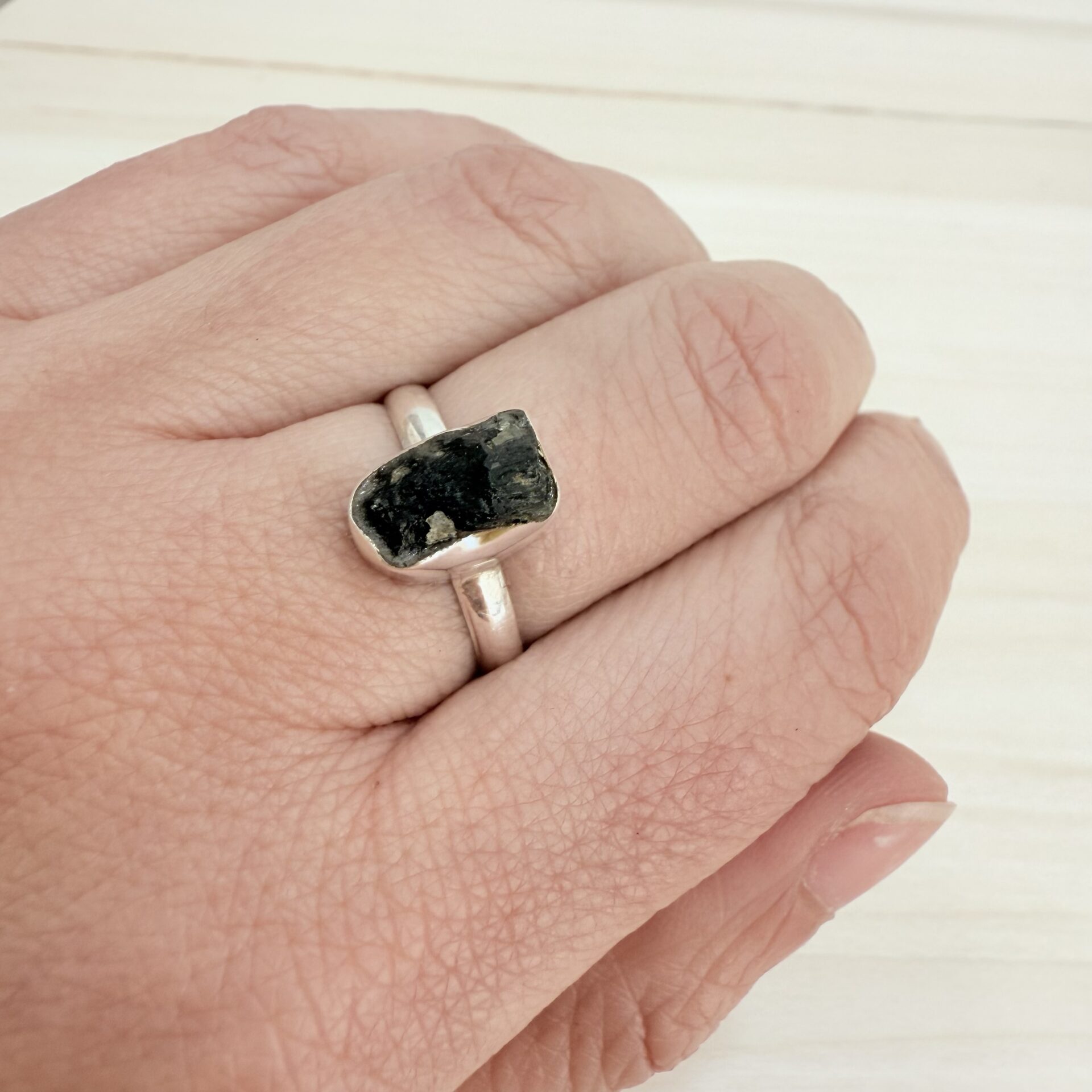 Anillo Moldavita. Talla 16 - Imagen 2