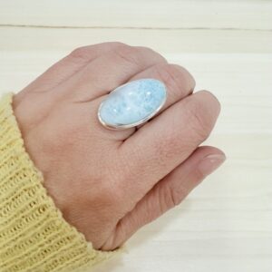 Anillo Larimar. Pieza única