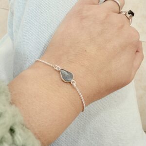 Pulsera Turmalina Azul
