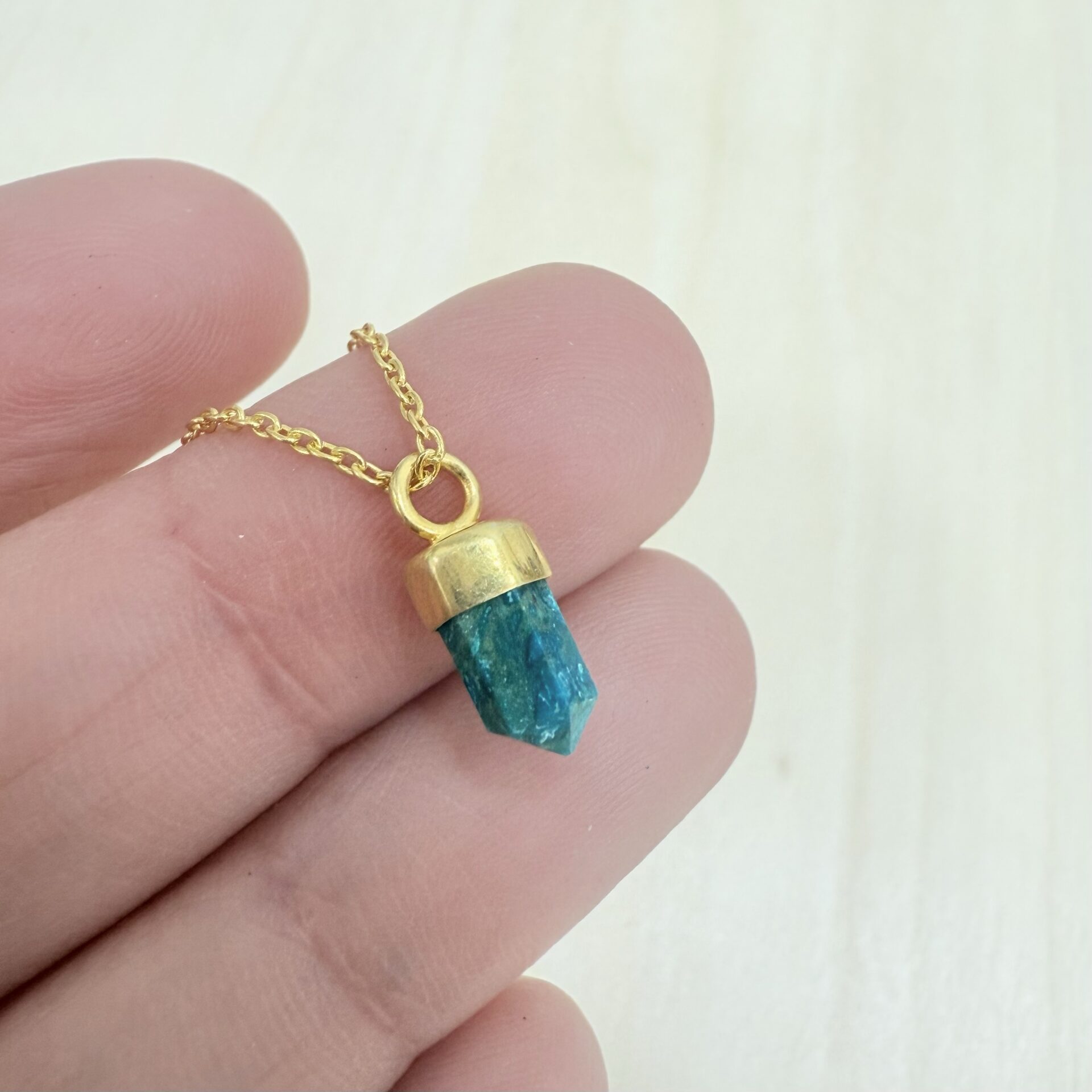 Colgante Apatita Azul - Imagen 2
