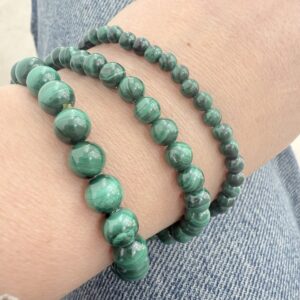 Pulsera de Malaquita- Transformación, protección, coraje