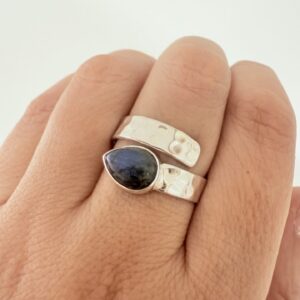 Anillo Labradorita- Intuición y Protección
