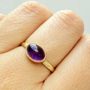 Anillo Amatista. Talla 16