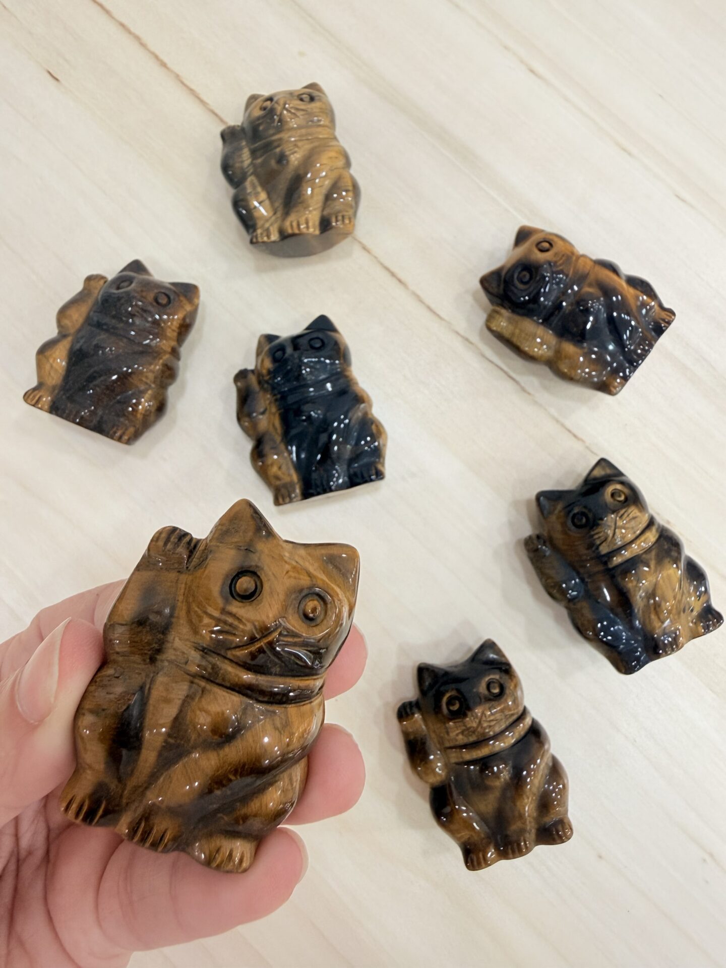 Gato de la suerte Ojo de Tigre - Imagen 3