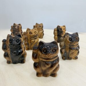 Gato de la suerte Ojo de Tigre