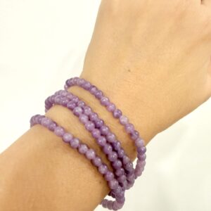 Pulsera Lepidolita. Calma y Serenidad