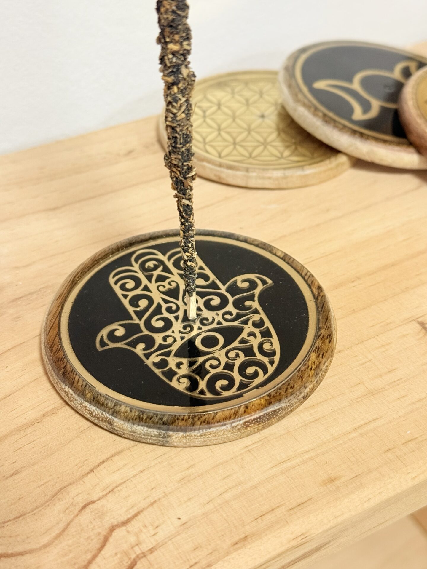 Porta incienso Mano Hamsa