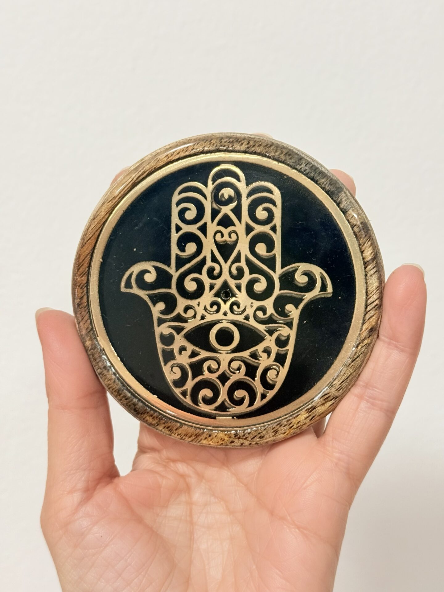 Porta incienso Mano Hamsa - Imagen 3