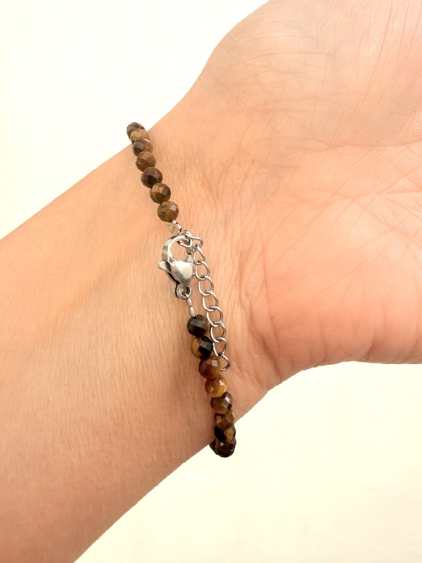 Pulsera Ojo de Tigre Facetado y Acero.
Protección, Fuerza y confianza - Imagen 2
