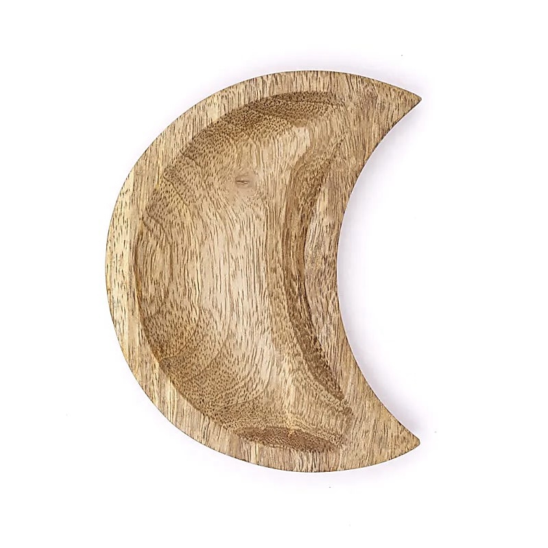 Bandeja Luna. Madera de mango